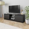 TV Cabinet Black 47.2"x11.8"x13.9" Chipboard