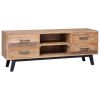 TV Cabinet 47.2"x11.8"x17.7" Solid Teak