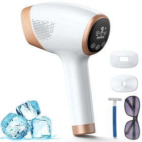 Laser Hair Removal 999900 Flashes 9 Levels Permanent Painless Hair Removal with Sapphire Cooling