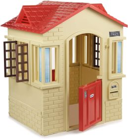 Little Tikes Cape Cottage Playhouse with Working Doors; Windows; and Shutters - Tan