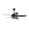 52' Ceiling Fans with Lights Remote Control; Ceiling Fan with 5 Blade for Living Room