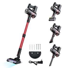 Cordless Vacuum Cleaner, whall 25kPa Suction 4 in 1 Foldable Cordless Stick Vacuum Cleaner, 200W Brushless Motor 40 Mins Runtime, Lightweight Handheld