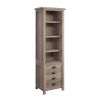 Modern Farmhouse 72" Tower Bookcase;  Rustic Gray