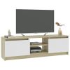 TV Cabinet Concrete Gray 47.2"x11.8"x13.9" Chipboard