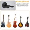 Wall Mount Guitar Hanger Padded Steel Guitar Bracket Holder Hook Rack