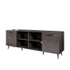 TV Stand Mid-Century Wood Modern Entertainment Center Adjustable Storage Cabinet TV Console for Living Room