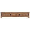 TV Cabinet 59.1"x11.8"x11.8" Solid Teak Wood