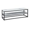 47.2 inch White Marble Pattern TV STAND With Storage