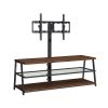 3-in-1 TV Stand for TVs up to 70"; Canyon Walnut