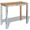 Bar Table Solid Reclaimed Wood 45.3"x23.6"x42"