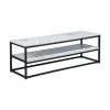 47.2 inch White Marble Pattern TV STAND With Storage