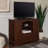 Traditional Tall TV Stand for TVs up to 48"; Traditional Brown