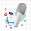 Miffy X Mipow Wireless Karaoke Microphone Bluetooth Handheld Portable Speaker Condenser microphon Home KTV Player for Kids Gift