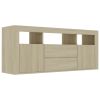 TV Cabinet Sonoma Oak 47.2"x11.8"x19.7" Chipboard