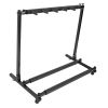 Triple Folding Multiple Guitar Holder Rack Stand Black