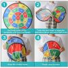 26 Inch Kids Dart Board With 8 Sticky Balls; Boys Toy; Indoor/Sport Outdoor Fun Party Game Toy For 3 4 5 6 7 8 9 10 11 12 Years Old Boys And Girls Bir