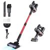 Cordless Vacuum Cleaner, whall 25kPa Suction 4 in 1 Foldable Cordless Stick Vacuum Cleaner, 200W Brushless Motor 40 Mins Runtime, Lightweight Handheld