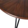 40" Round Mid Century Centiar Dining Room Table; Bar Table Brown