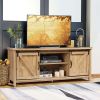 TV Stand Media Center Console Cabinet Sliding Barn Door for TV's 60''