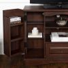 Traditional Tall TV Stand for TVs up to 48"; Traditional Brown