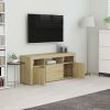 TV Cabinet Sonoma Oak 47.2"x11.8"x19.7" Chipboard