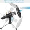 Professional Condenser Microphone Studio Recording Cardioid Microphone w/180 Degree Tripods Pop Filter