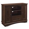 Traditional Tall TV Stand for TVs up to 48"; Traditional Brown