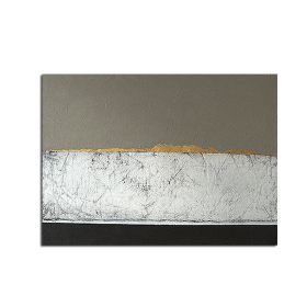 Ha's Art Top Selling Handmade Abstract Oil Painting Wall Art Modern Minimalist Picture Canvas Home Decor For Living Room Bedroom No Frame (size: 50x70cm)