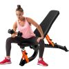 Adjustable Weight Bench - 6 Position Incline Decline Utility Bench with High Density Foam Padding for Home Gym Strength Training [600 LBS Weight Capac