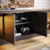 LED TV Stand for TVs up to 75" Entertainment Center for Living Room