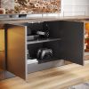 LED TV Stand for TVs up to 75" Entertainment Center for Living Room