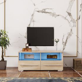 TV stand Modern Design For Living Room (Color: as picture)