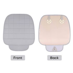 3D Breathable Universal Car Seat Cover Cushion Pad Mat for All Cars (Color: Gray, Style: 1 Pc Front Cover)