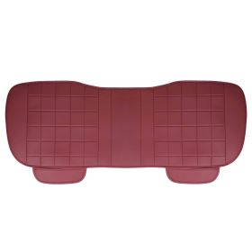 3D Breathable Universal Car Seat Cover Cushion Pad Mat for All Cars (Color: Red, Style: 1 Pc Rear Cover)