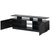 Modern TV Stand for TVs up to 65inches with LED lights, 16 Colors, for Livingroom, Bedroom