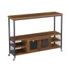 Wine shelf table;  modern wine bar cabinet;  console table;  bar table;  TV cabinet;  sideboard with storage compartment;  can be used in living room;