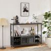 Wine shelf table;  modern wine bar cabinet;  console table;  bar table;  TV cabinet;  sideboard with storage compartment;  can be used in living room;