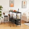 Wine shelf table;  modern wine bar cabinet;  console table;  bar table;  TV cabinet;  sideboard with storage compartment;  can be used in living room;