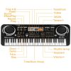 61 Keys Digital Music Electronic Keyboard Electric Piano Musical Instrument Kids Learning Keyboard