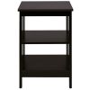 3-Tier Side Table End Table Nightstand with Stable Structure