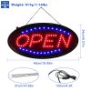 Ultra Bright LED Neon Open Sign Flash/Normal Lighting Store Business Sign Animated Motion